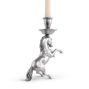 Rearing Horse Candlestick