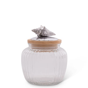 Shell Glass Canister