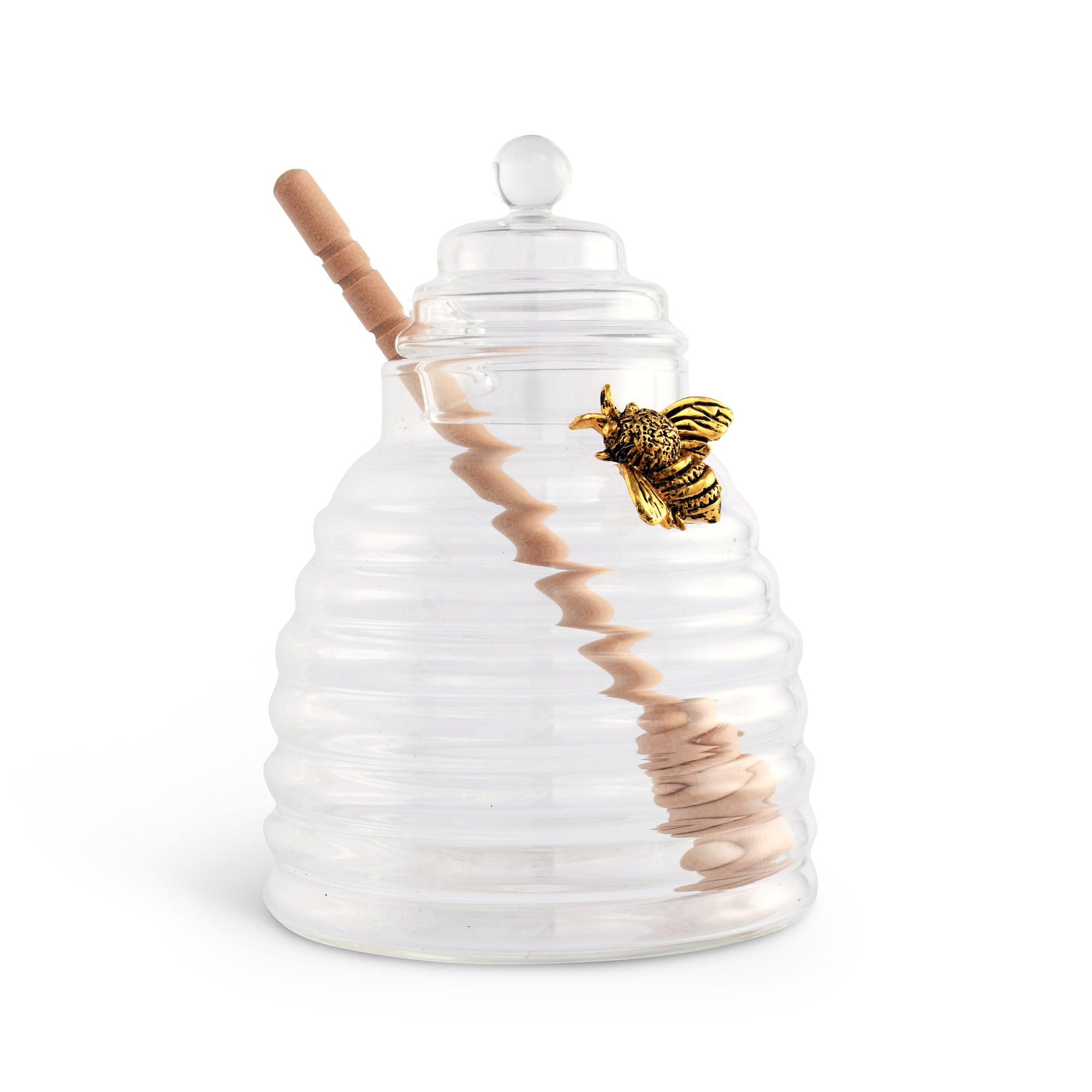 Arthur Court Gold Bee Honey Jar with Dipper Product Image