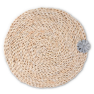 Sand Dollar Twisted Seagrass Placemats - set of 4
