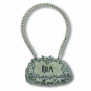 Pewter Hunt Decanter Tags