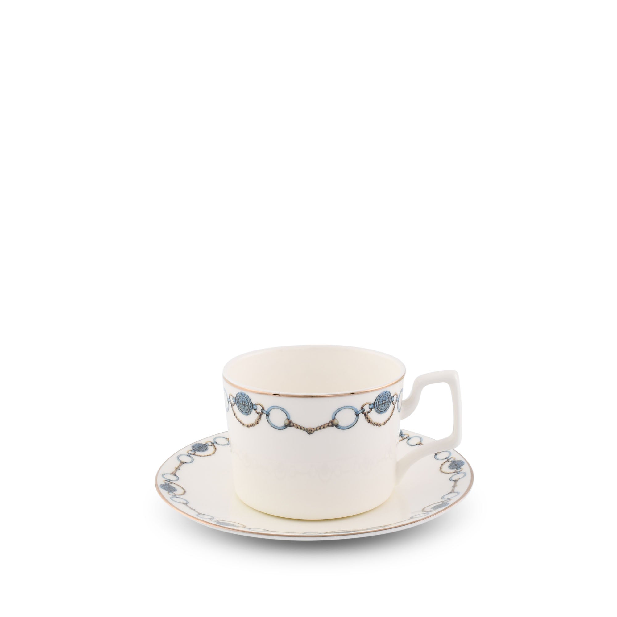 Vagabond House Amarillo Concho Pattern Bone China Cup and Saucer Product Image