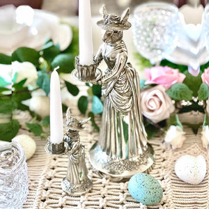 Lady Hare Short Candlestick