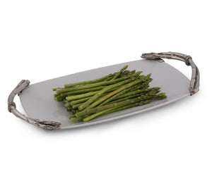Asparagus Stoneware Platter