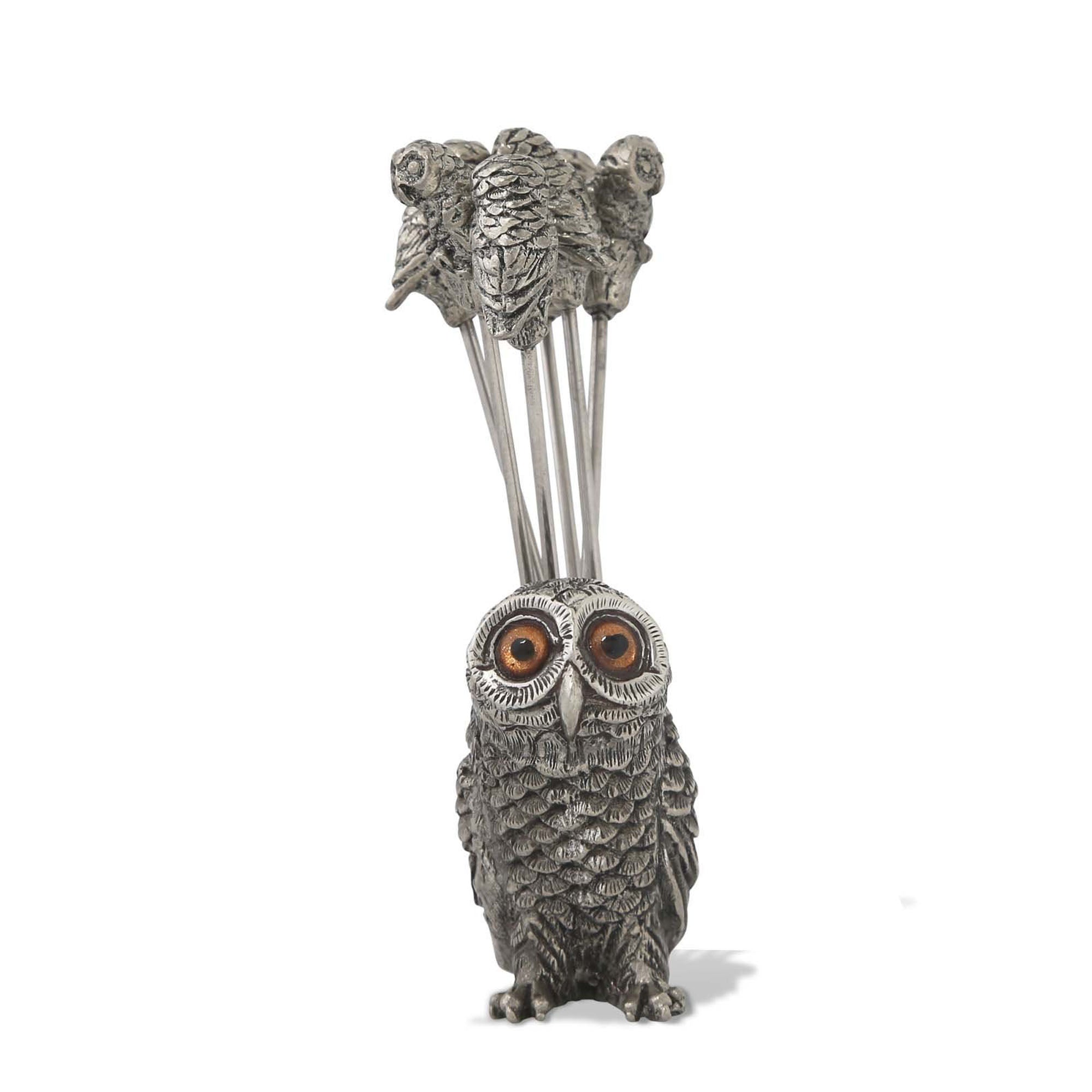 Vagabond House Owl Cheese Pick Set Product Image