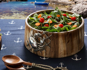 Crab in Net Salad Bowl