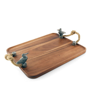 Vagabond House Pelican on pier Cheese Board Product Image