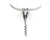 Vagabond House Pewter Cow Skull Wine Pull Product Image