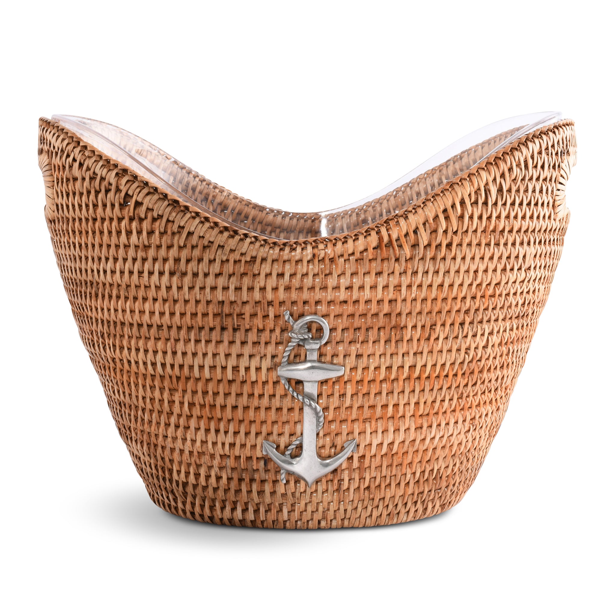 Vagabond House Anchor Hand Woven Wicker Rattan Champagne / Ice Tub Product Image