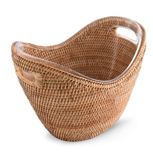 Anchor Hand Woven Wicker Rattan Champagne / Ice Tub