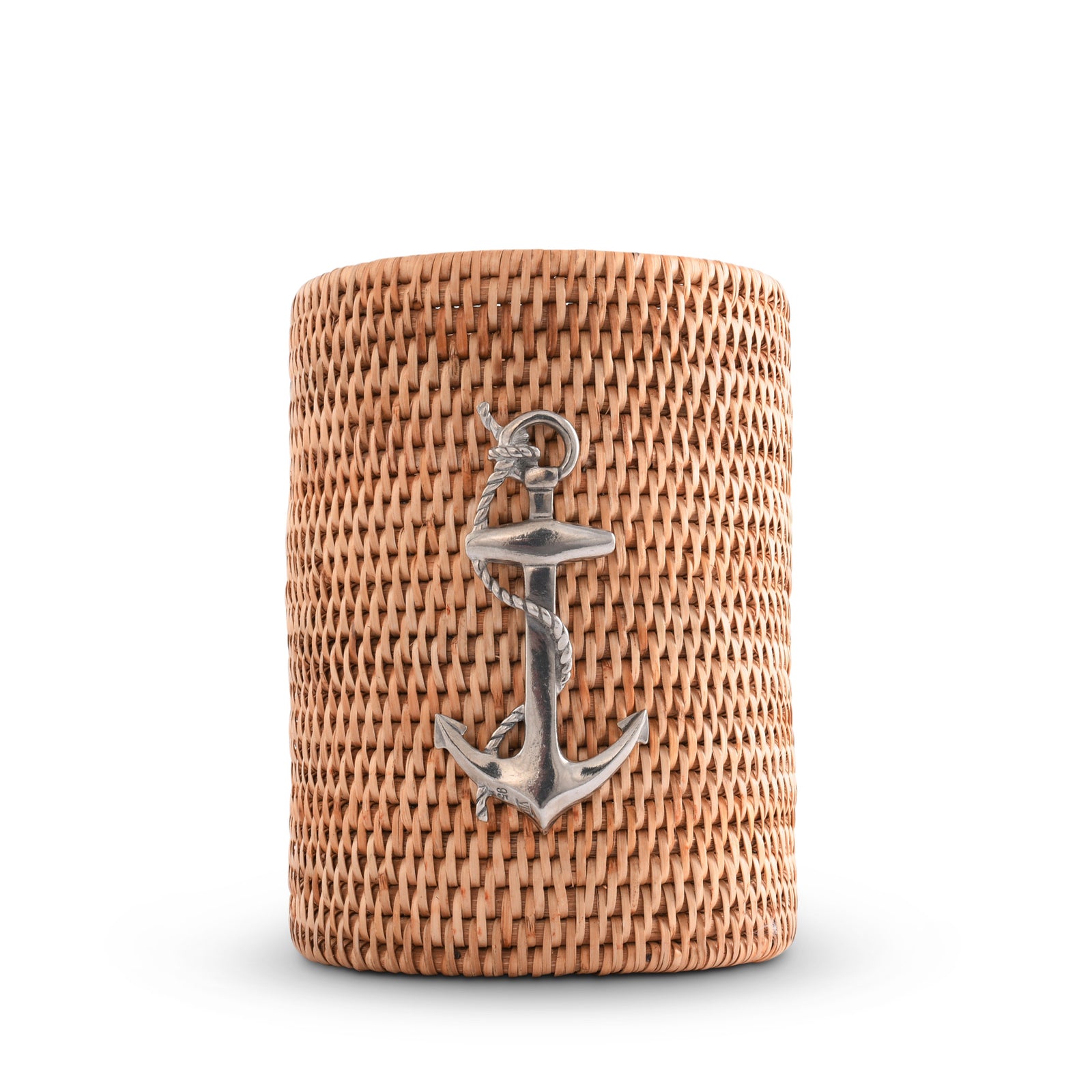 Vagabond House Anchor Hand Woven Wicker Rattan Utensils Holder Product Image