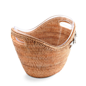 Orchids Hand Woven Wicker Rattan Champagne / Ice Tub