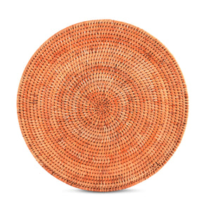 Hand Woven Wicker Rattan Round Placemat - Set of 4