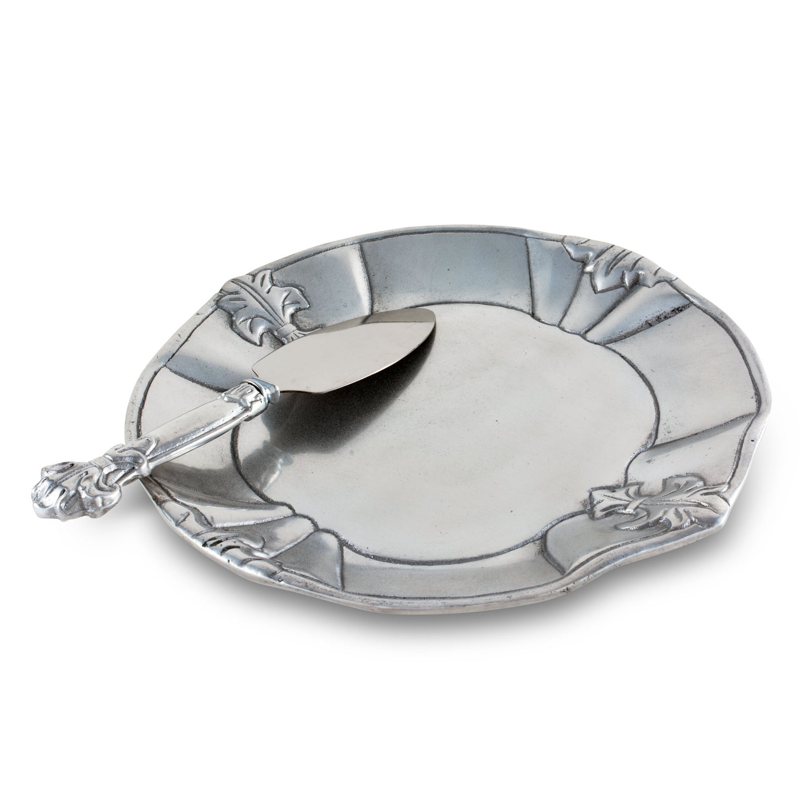 Arthur Court Fleur-De-Lis Plate with Server Product Image