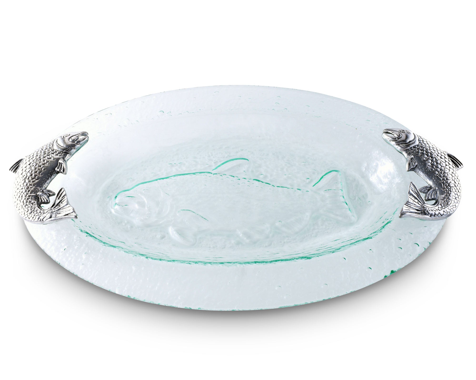Arthur Court Salmon Glass Platter Product Image