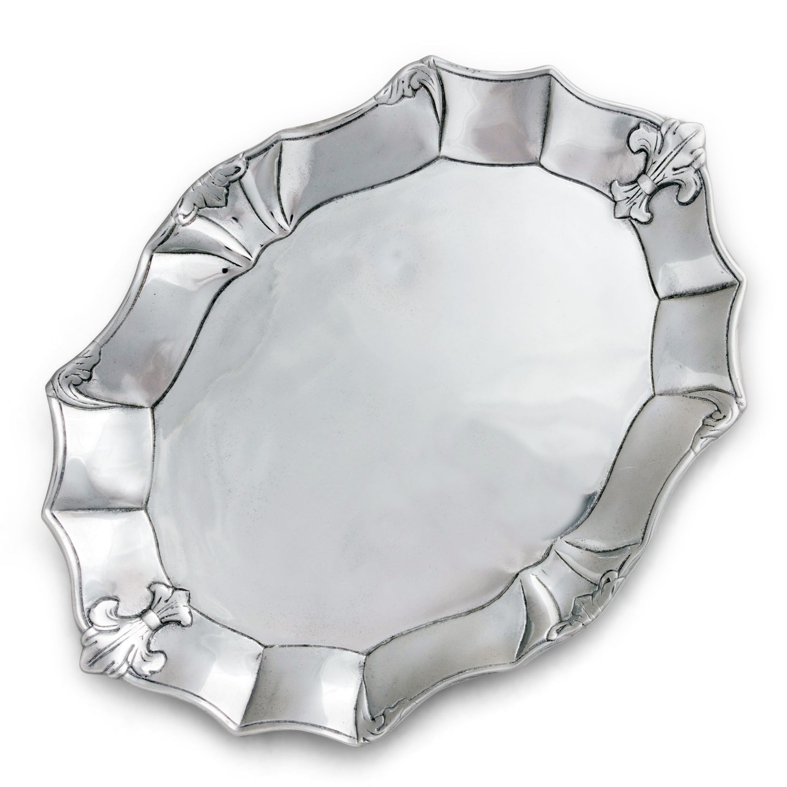 Arthur Court Fleur-De-Lis Oval Platter Product Image