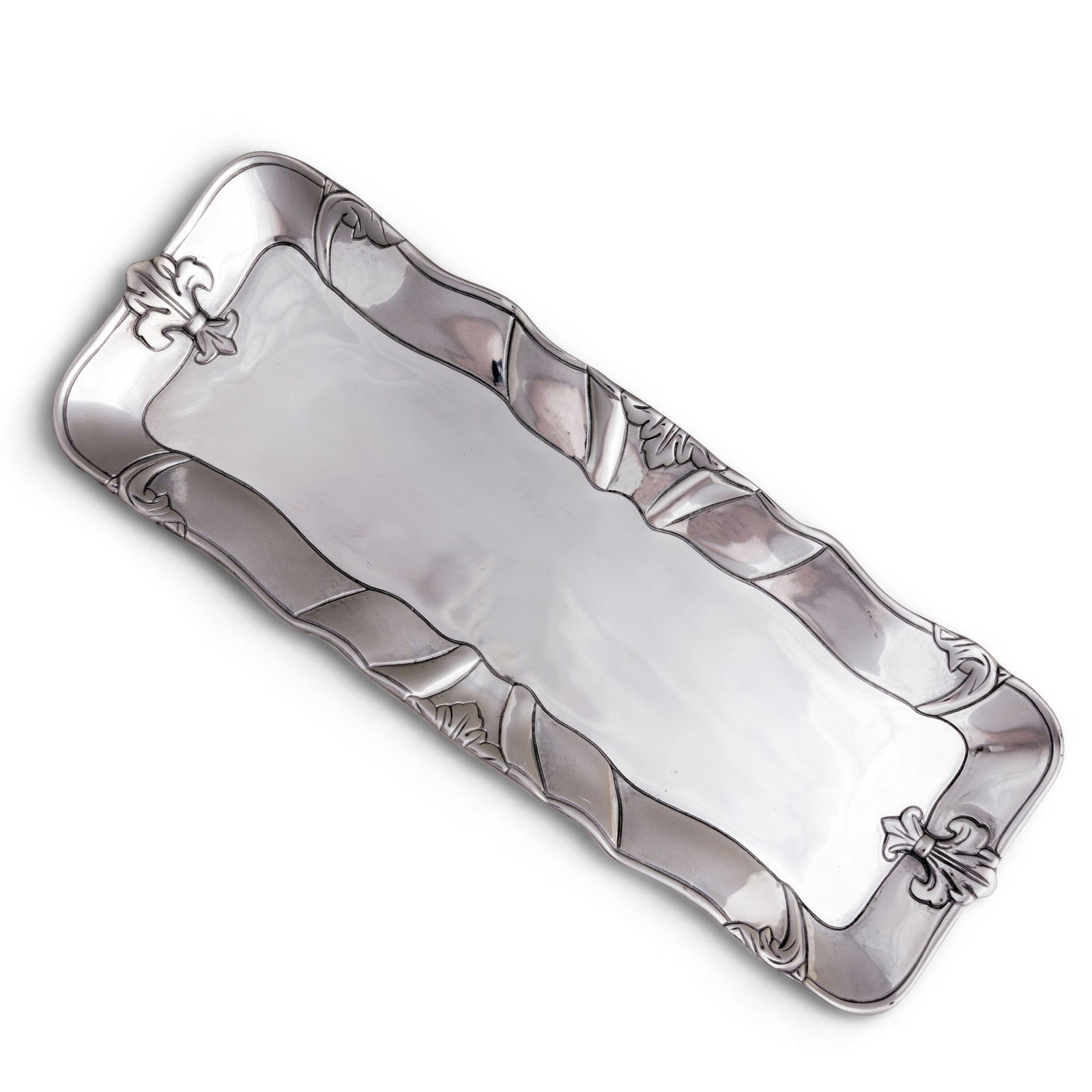 Arthur Court Fleur-De-Lis Oblong Tray Product Image