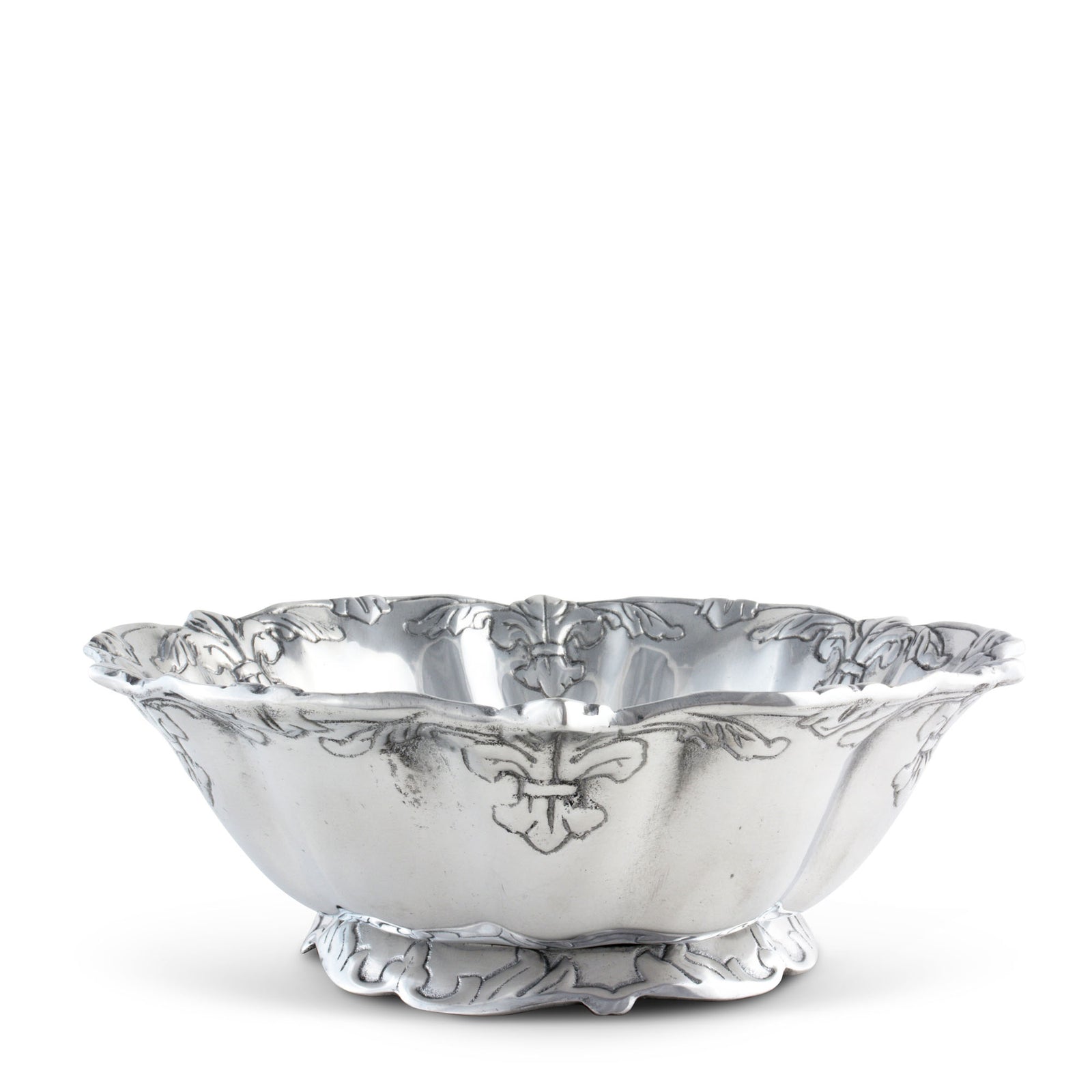 Arthur Court Fleur-De-Lis Salad Bowl 12 Product Image