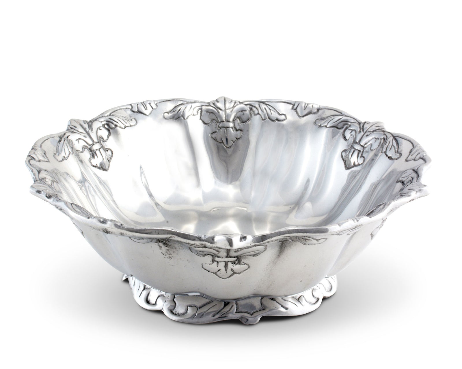 Arthur Court Fleur-De-Lis Salad Bowl 12 Product Image