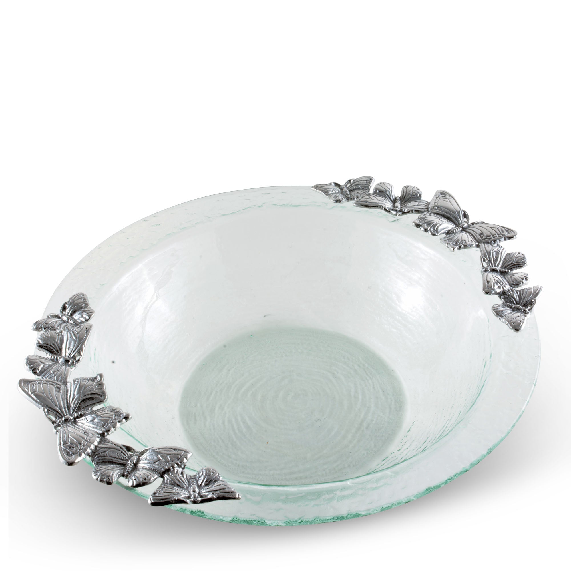 Arthur Court Butterfly Glass Salad Bowl Product Image