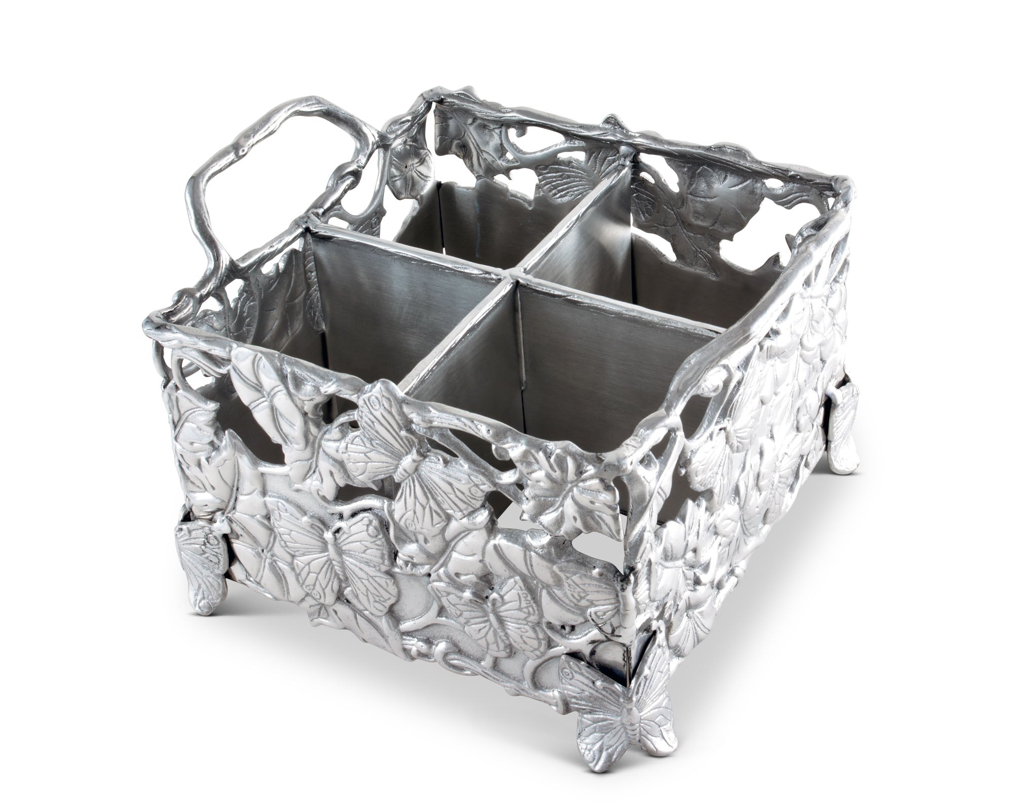 Arthur Court Butterfly Flatware Caddy Product Image