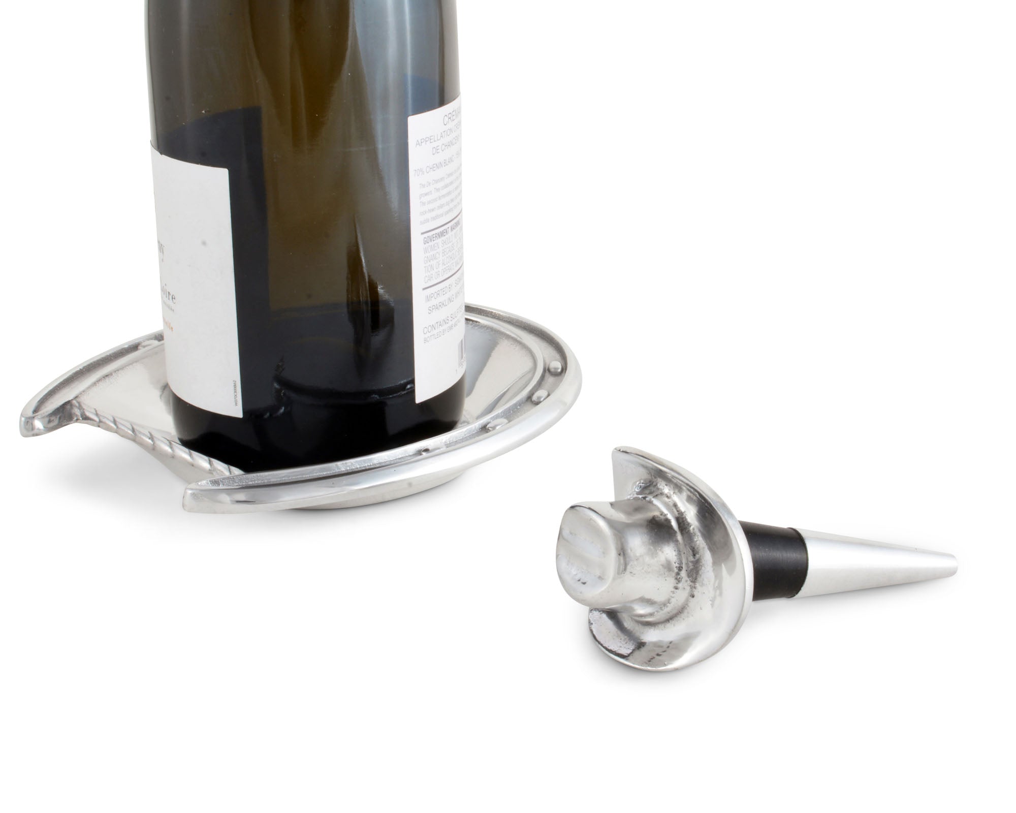 Arthur Court Horseshoe Wine Coaster and Hat Stopper Set Product Image