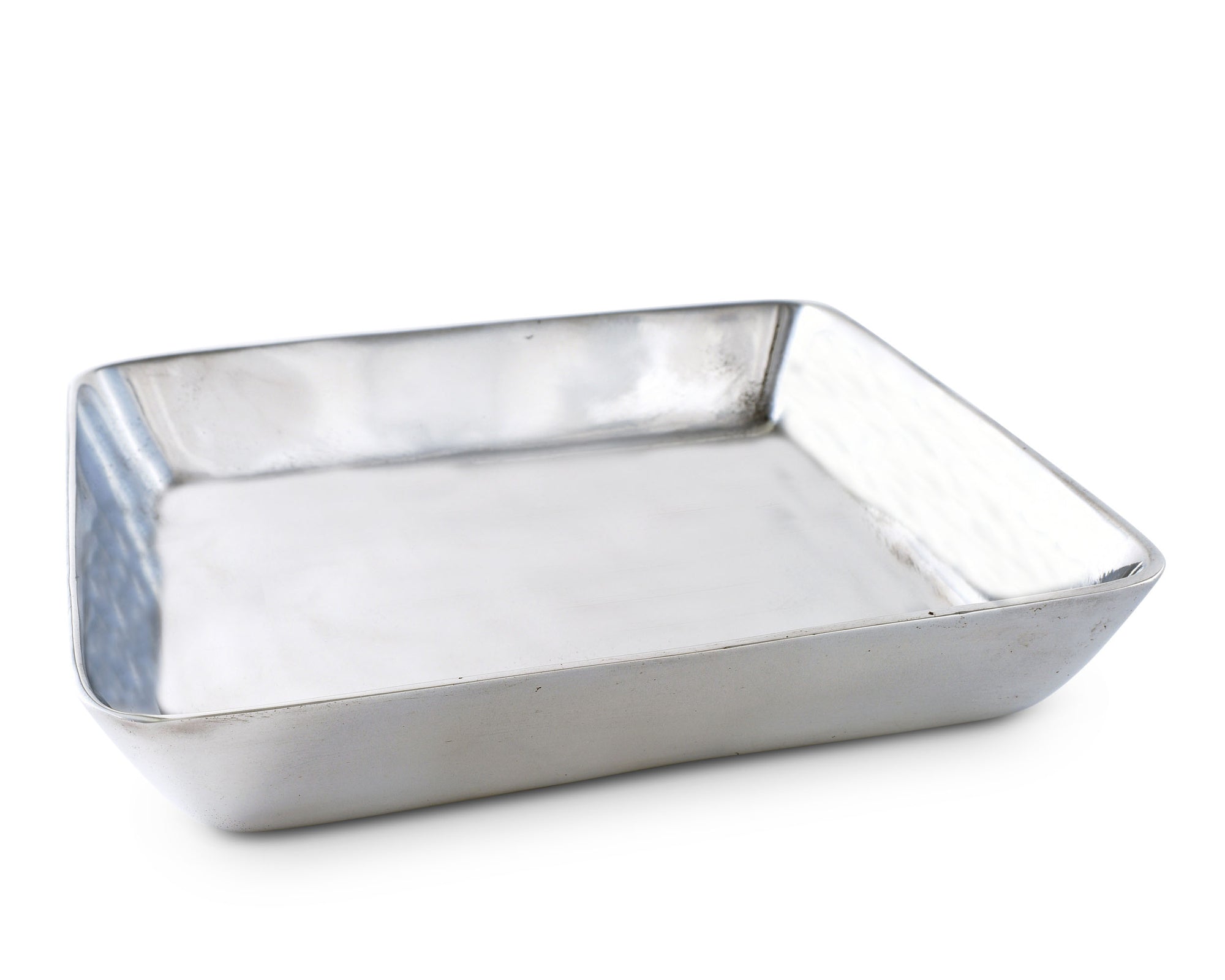 Arthur Court Napkin Holder Box Classic Heavy Cast Aluminum Luncheon Size - Perfect for all sizes of Larger Lunch Square Napkins 8" x 8"