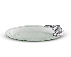 Alligator Glass Platter