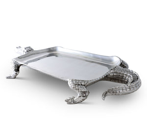 Alligator Figural Platter