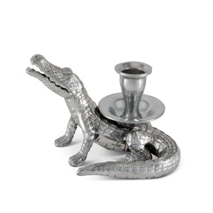 Arthur Court Alligator Taper Candle Holders Product Image