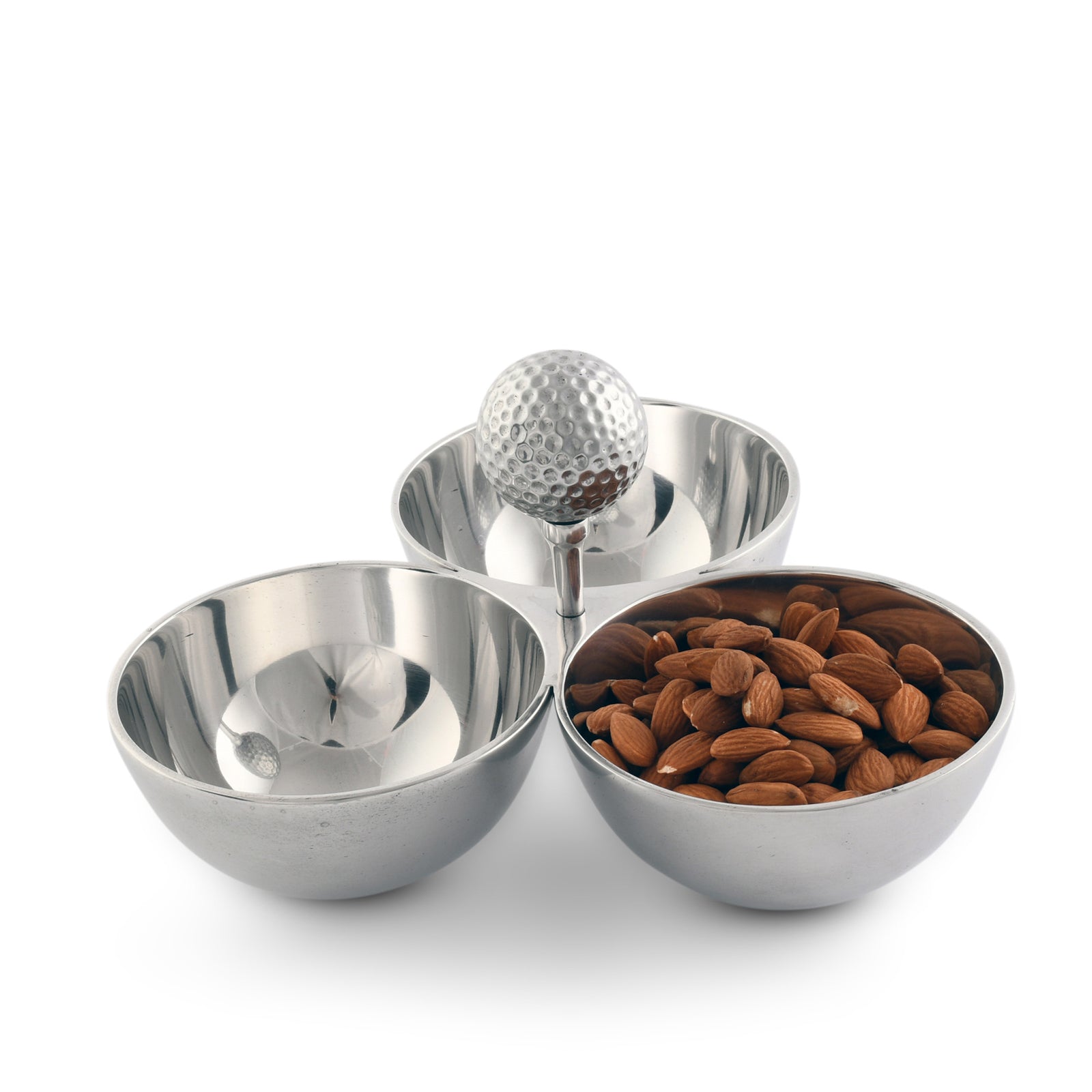 Vagabond House Golf Nut Bowl 3 Section Product Image