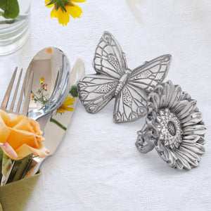 Butterfly and Flower Napkin Rings