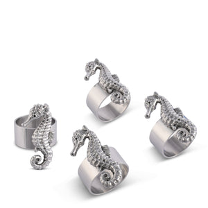 Arthur Court Sea Horse Napkin Rings - set of 4 Product Image