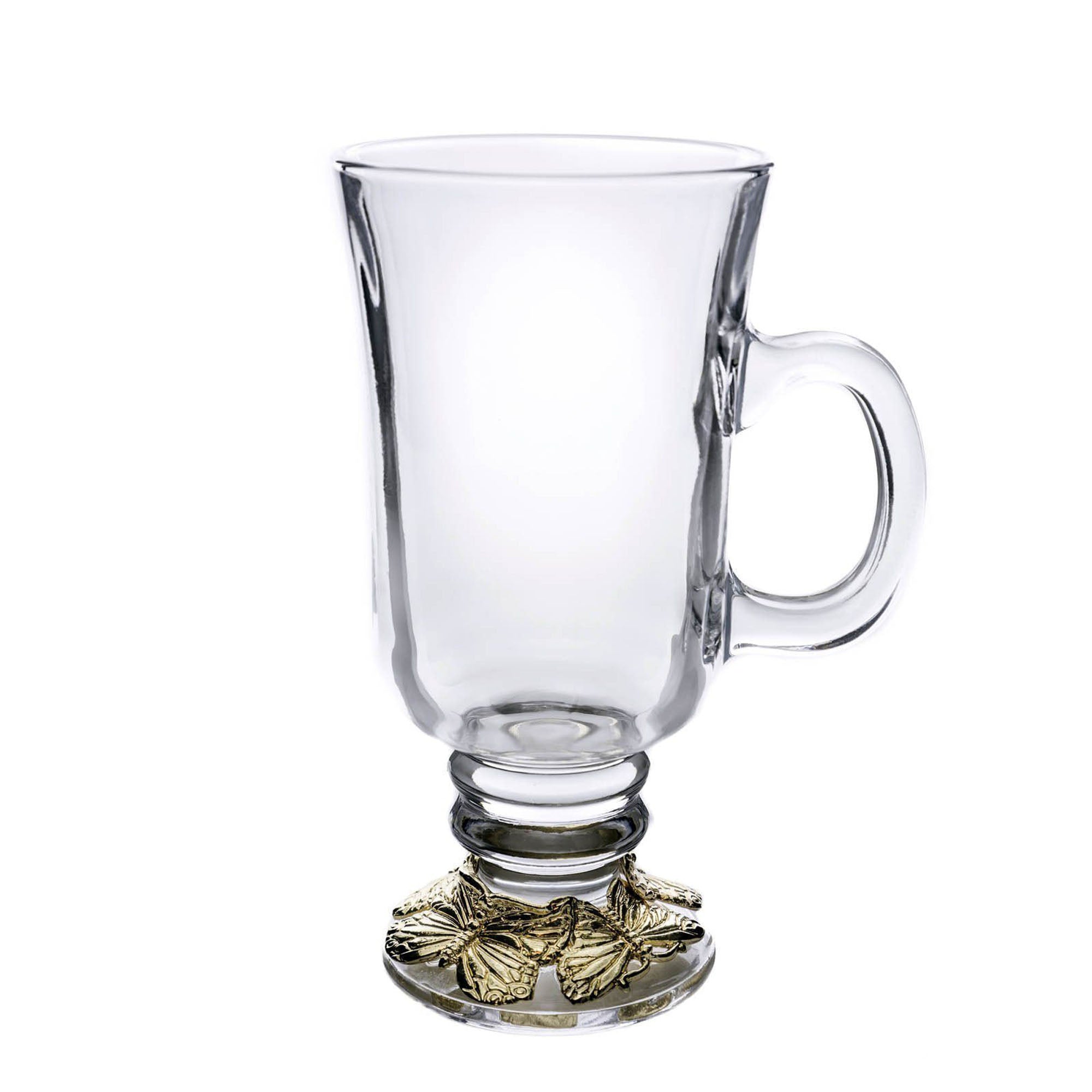 Arthur Court Butterfly 24 Gold Plated Glass Mug Product Image