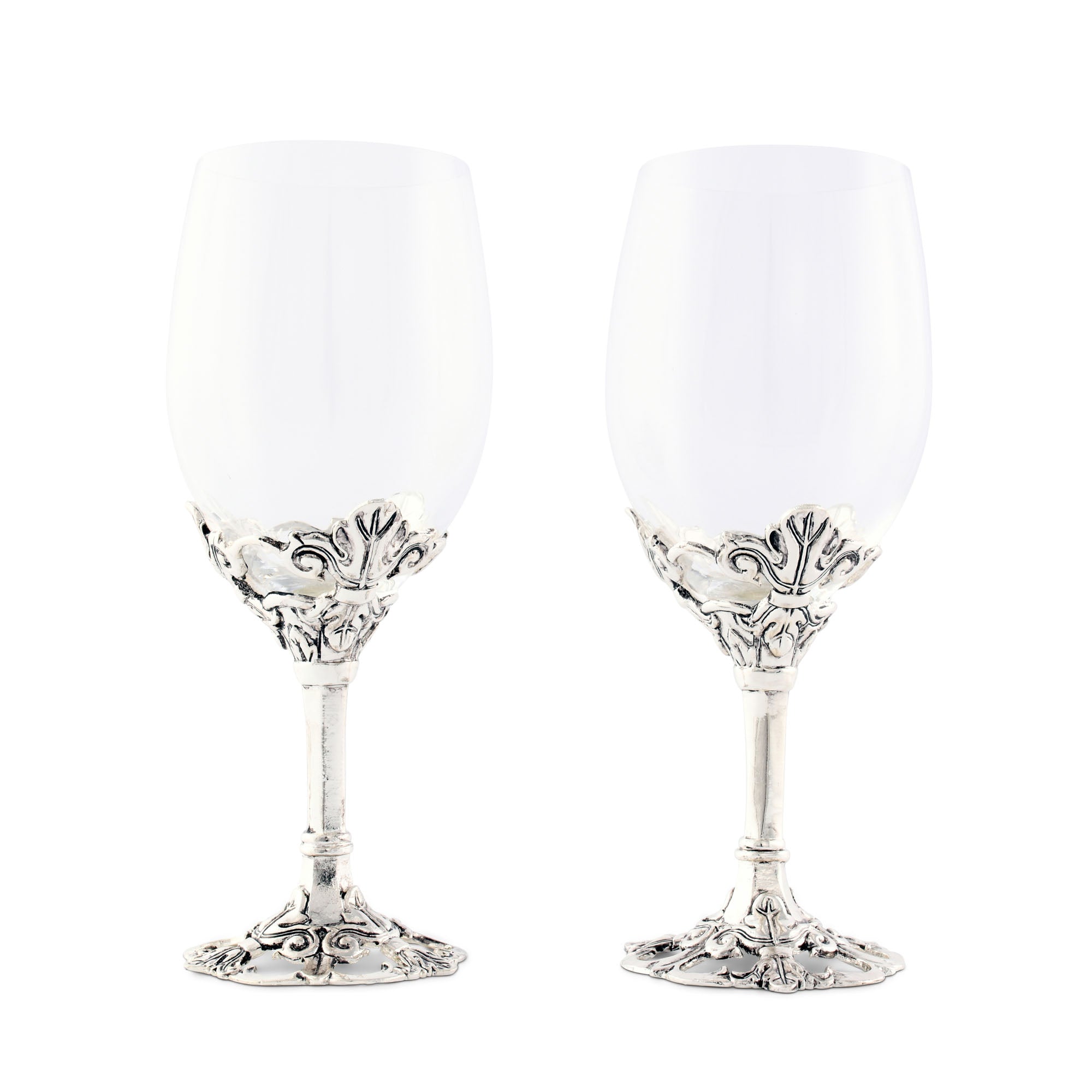 Arthur Court Fleur-De-Lis Wine Glasses Product Image