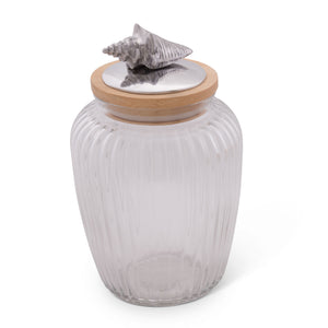 Shell Glass Canister