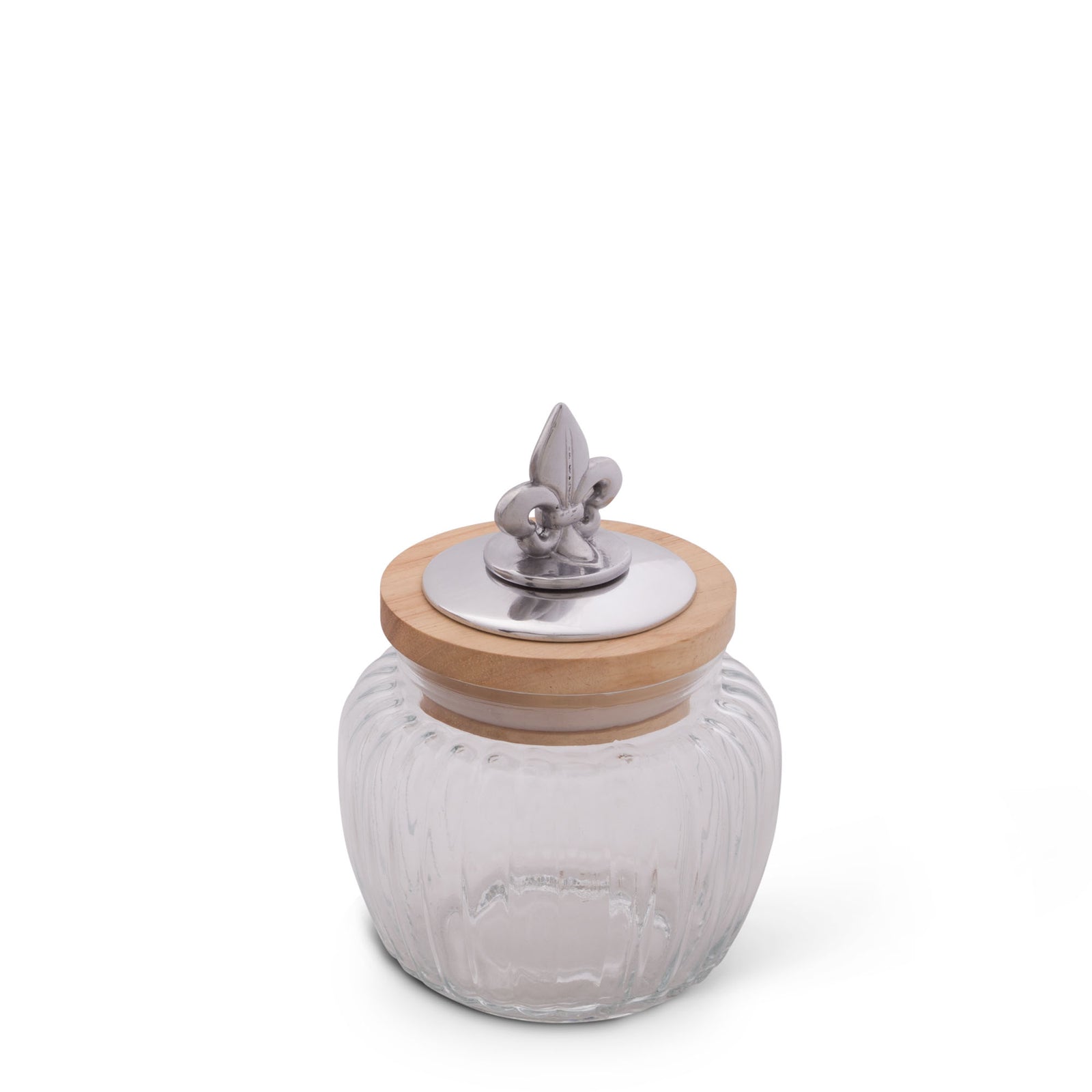 Glass Canister Med - Fleur De Lis  Arthur Court