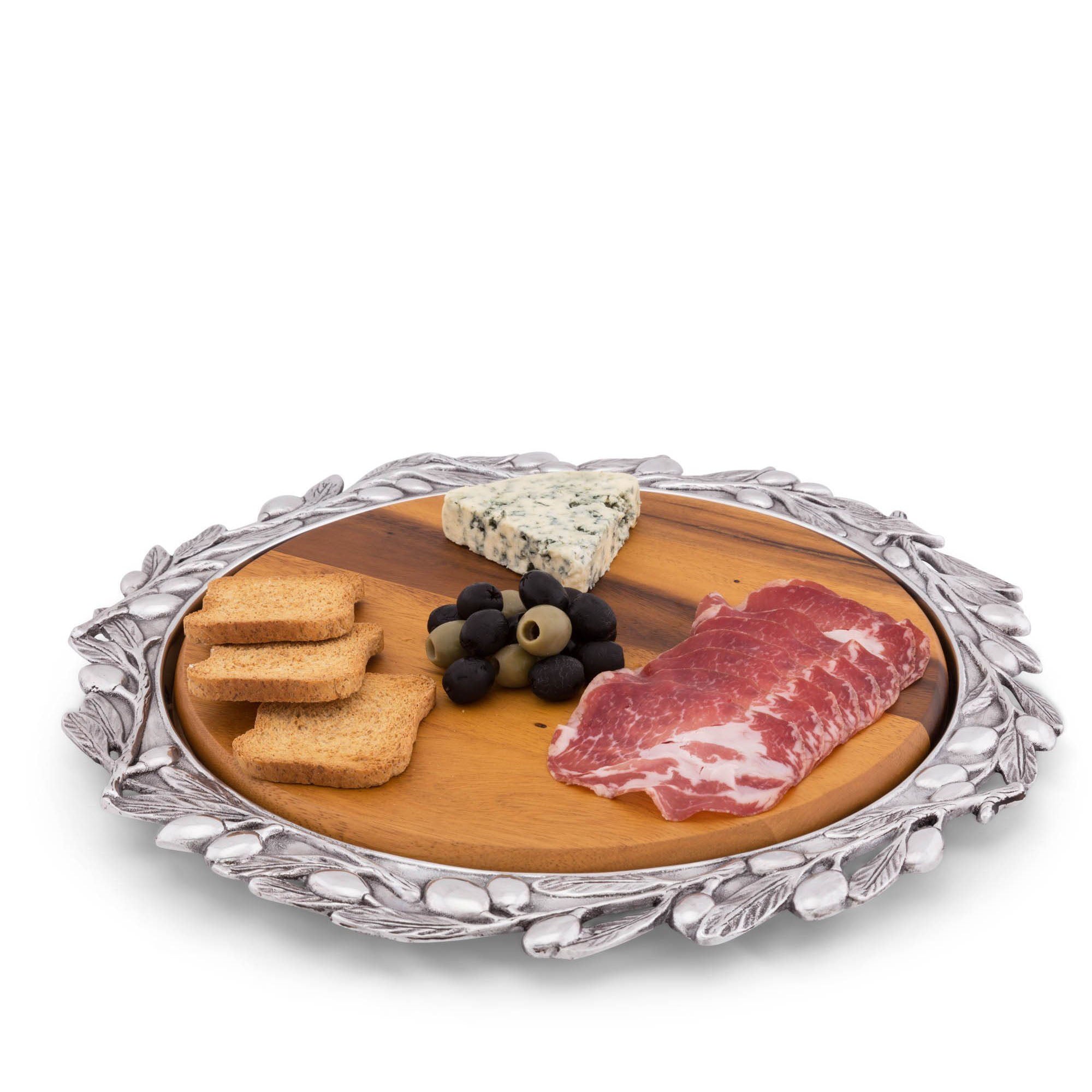 Arthur Court Olive Wood Cheese Set Product Image