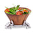 Arthur Court Crab Wood Tall Salad Bowl Product Image