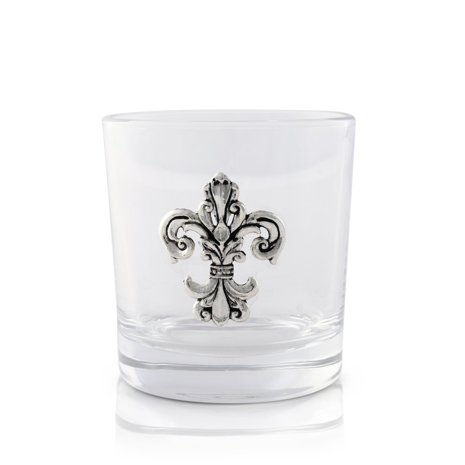 Arthur Court Fleur-de-Lis Bar Glasses Set of 4 Product Image