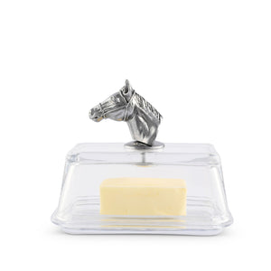 Butter Dish - Equestrian