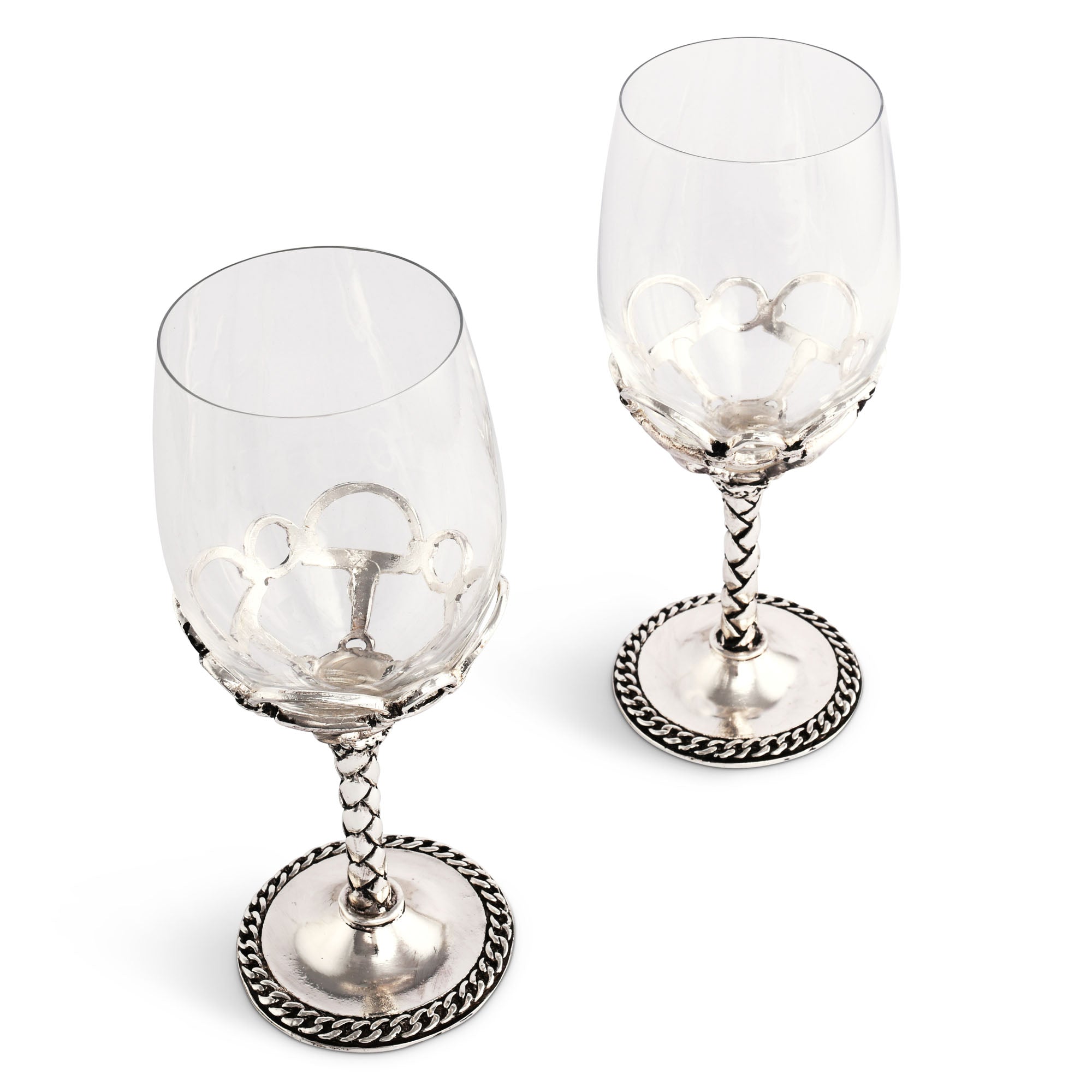 Arthur Court Equestrian Pair of Wine Glasses Product Image