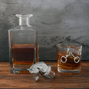 Equestrian Decanter Set with Glasses