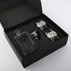 Elephant Decanter Set with Glasses