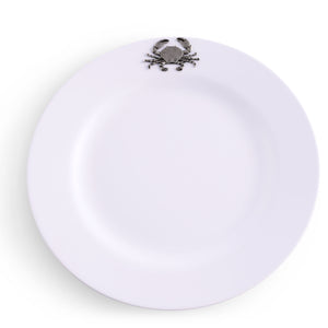 Crab Melamine Lunch Plates - Set of 4