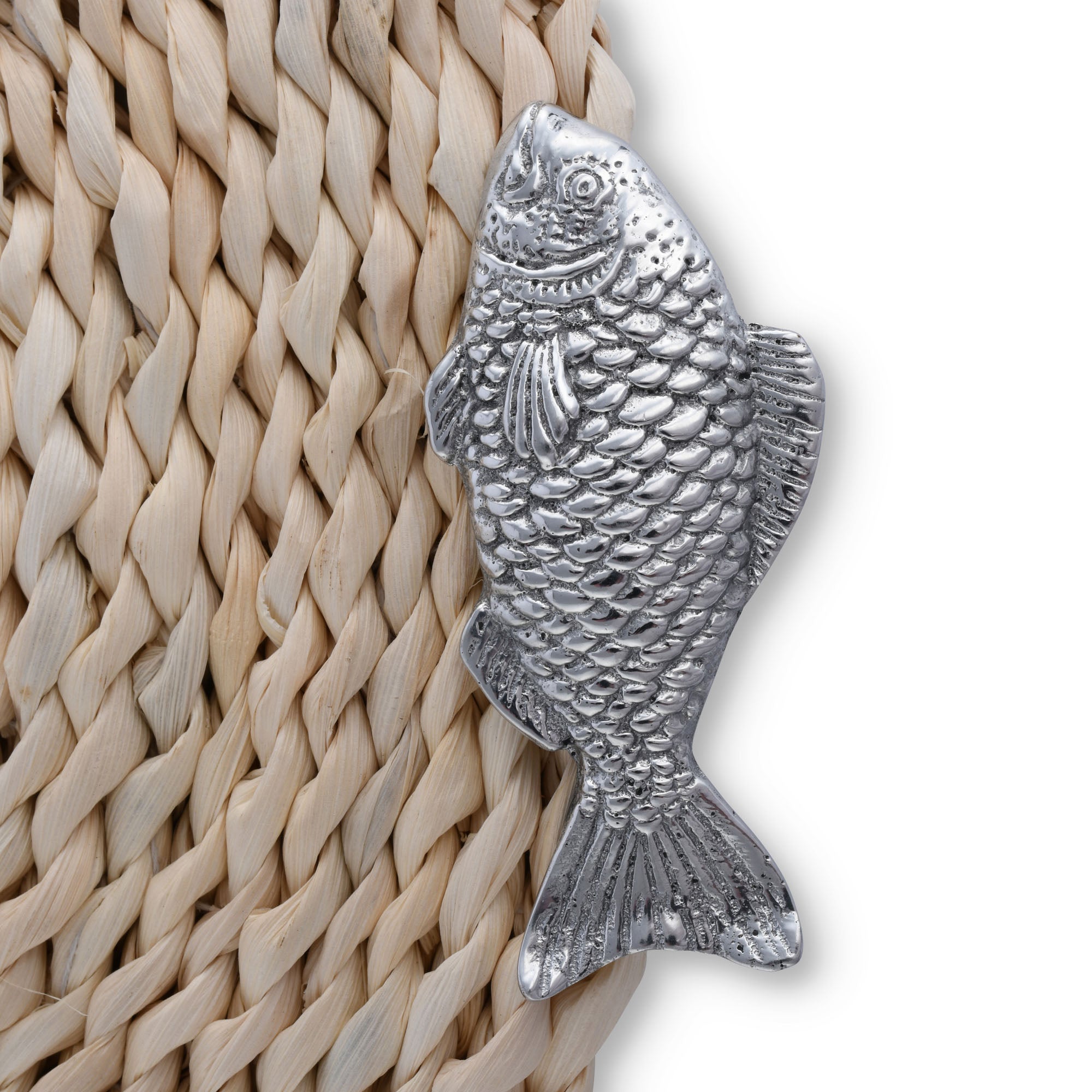 Arthur Court Fish Twisted Seagrass Placemats - set of 4 Product Image