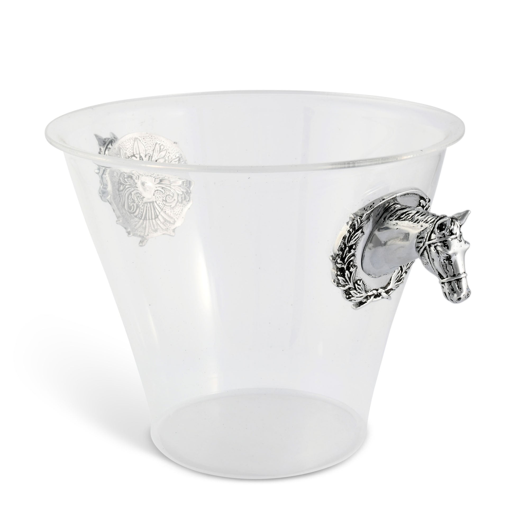 Arthur Court Horse Head Handle Acrylic Ice Bucket Product Image
