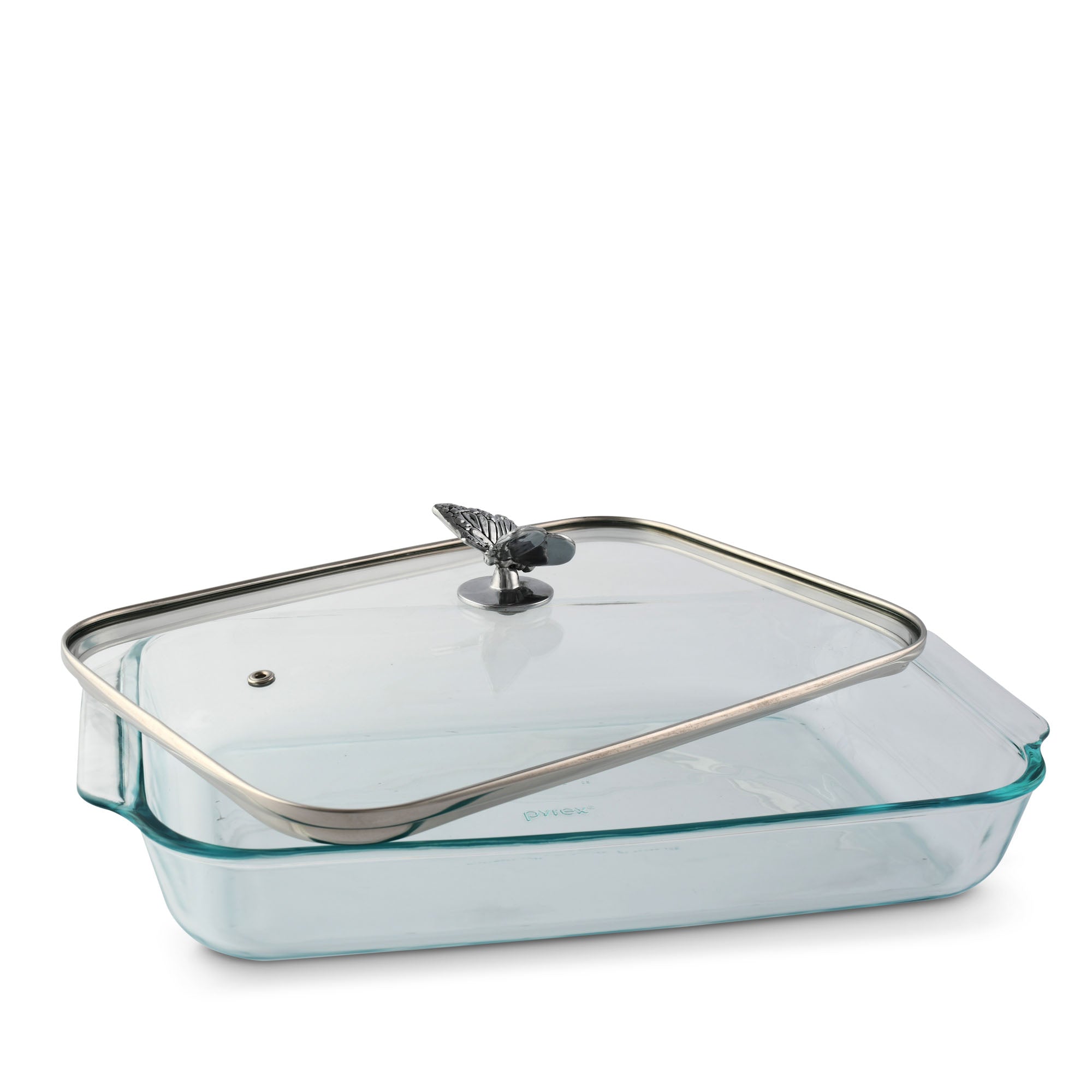 Arthur Court Butterfly Lid with Pyrex 3 quart Baking Dish Product Image