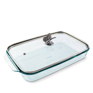 Arthur Court Butterfly Lid with Pyrex 3 quart Baking Dish Product Image