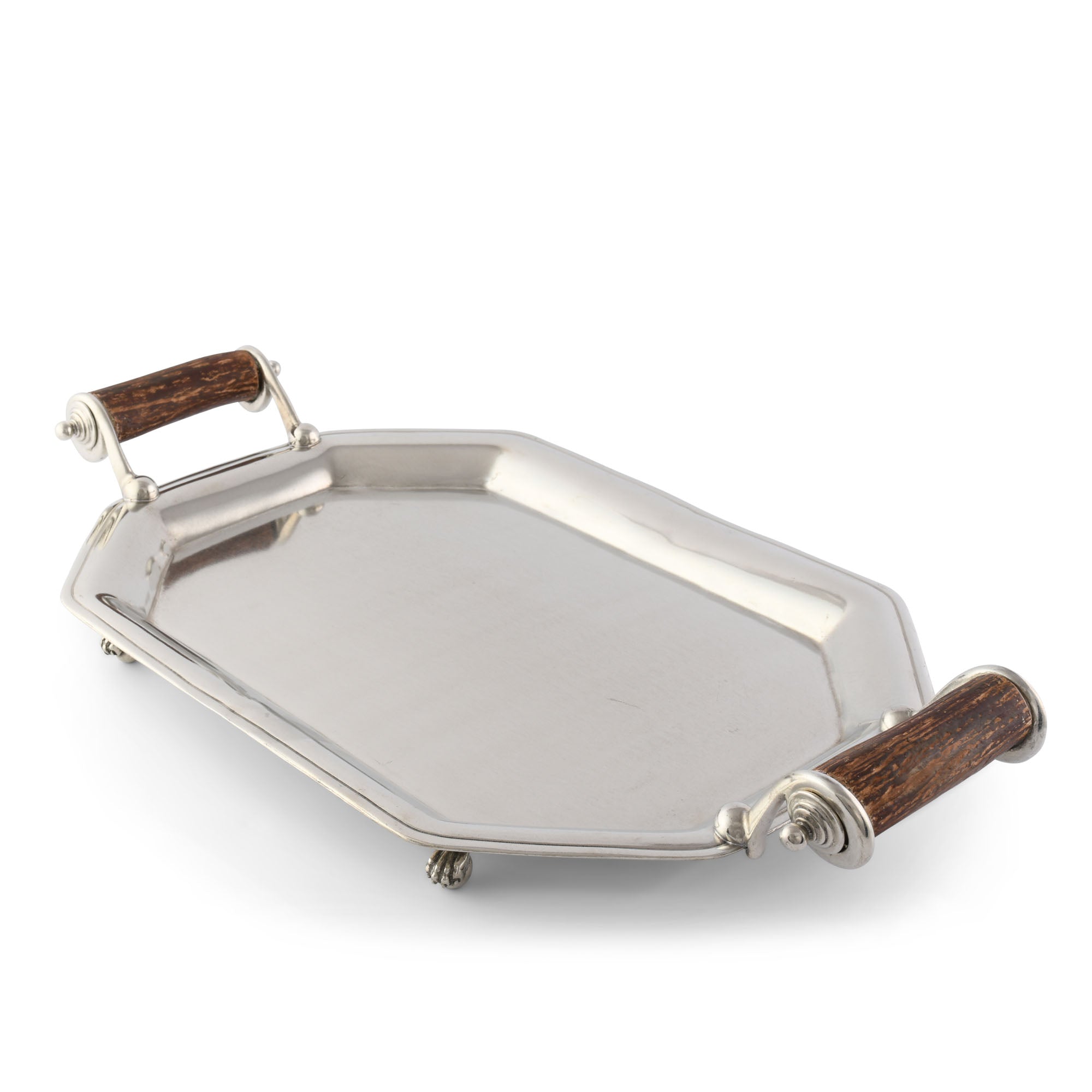 Vagabond House Parlor Tray with Composite Antler Handles Product Image